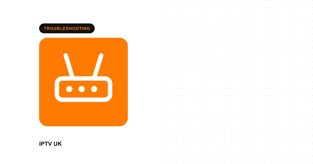 Wireless router with antennas representing IPTV network troubleshooting